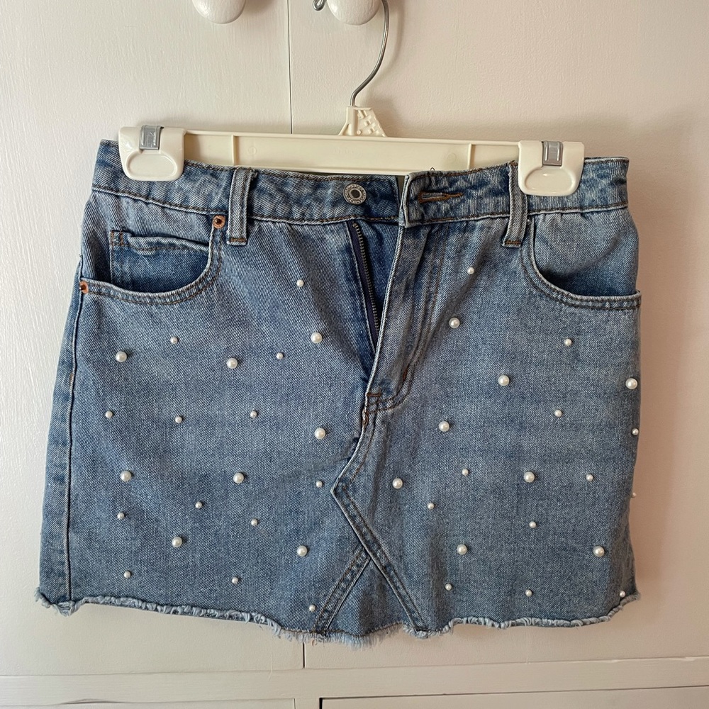 Sunset and spring mini skirt!